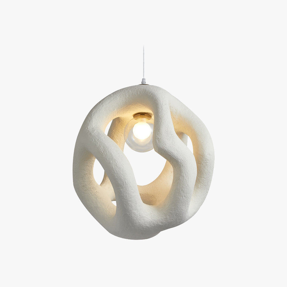 Pendant Light For Soft Ambient Glow In Homes, Modern Metal And Resin