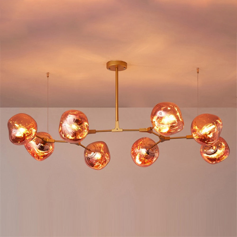 Ambience Elevates Triple Globe Lava Pendant Light