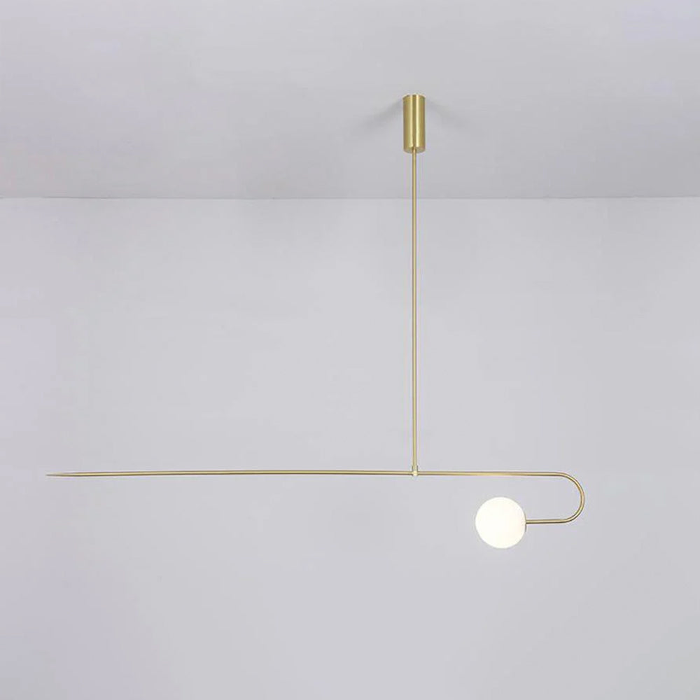 Black Modern Ambience Arisha Linear Pendant Light