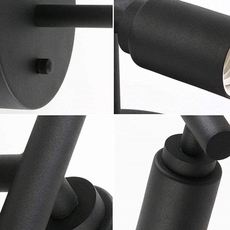 Bathroom Dimmable IP44 Black Modern Glass Wall Light