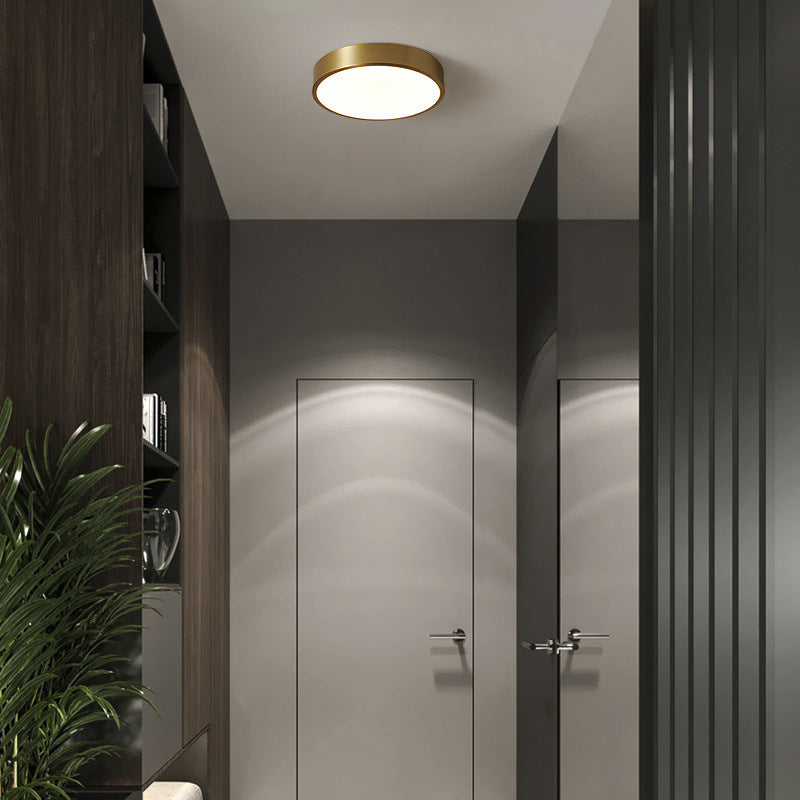 Gold Round Nordic Inspired LED Ceiling Light