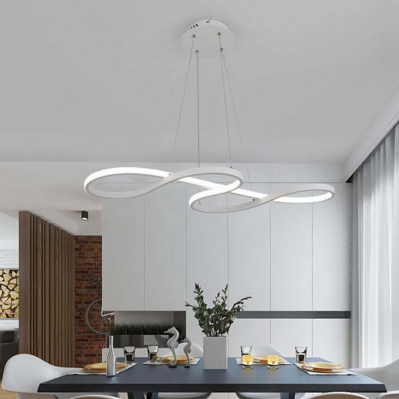 Warm Ambient Glow Musical Note Pendant Light
