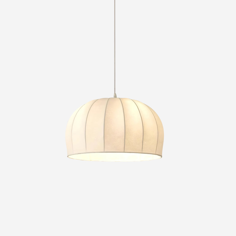 Pendant Dome Fabric Lamp White For Ambient Soft Lighting