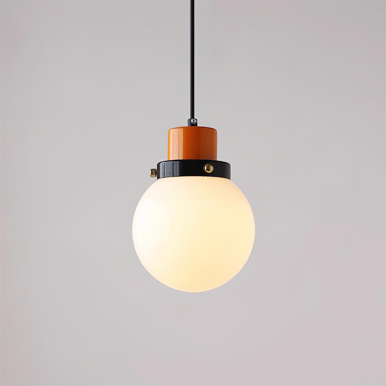 Dimmable Glass Globe Pendant Light