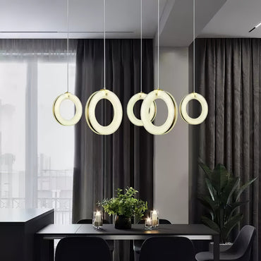 Integrated LED Alabaster Ceiling Pendant Light