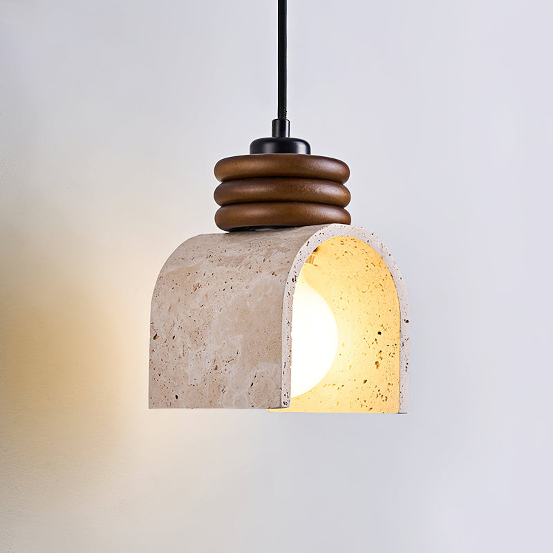 Pendant Light For Soft Ambience Travertine Arch