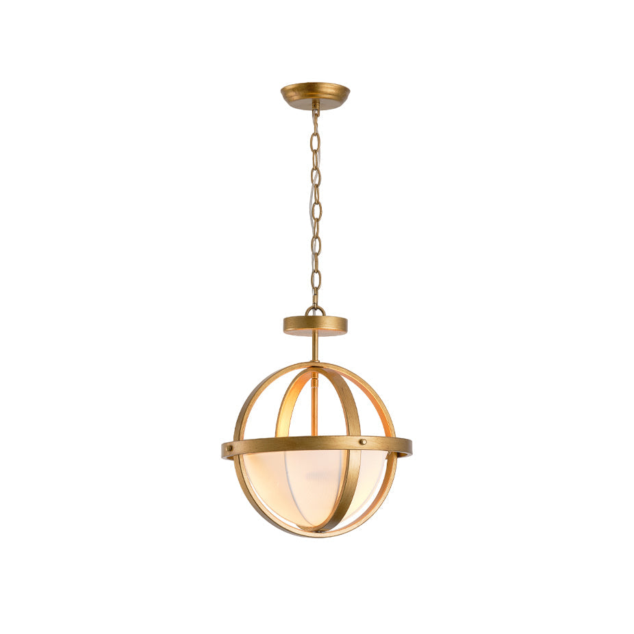 Minimalist Aesthetic Metal Fabric Dual-Head Pendant Light