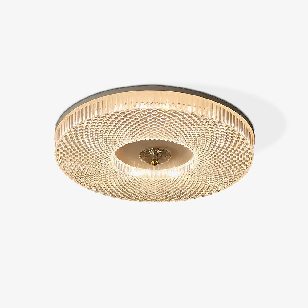 Ceiling Light Sphere Halo With Warm Ambient Glow