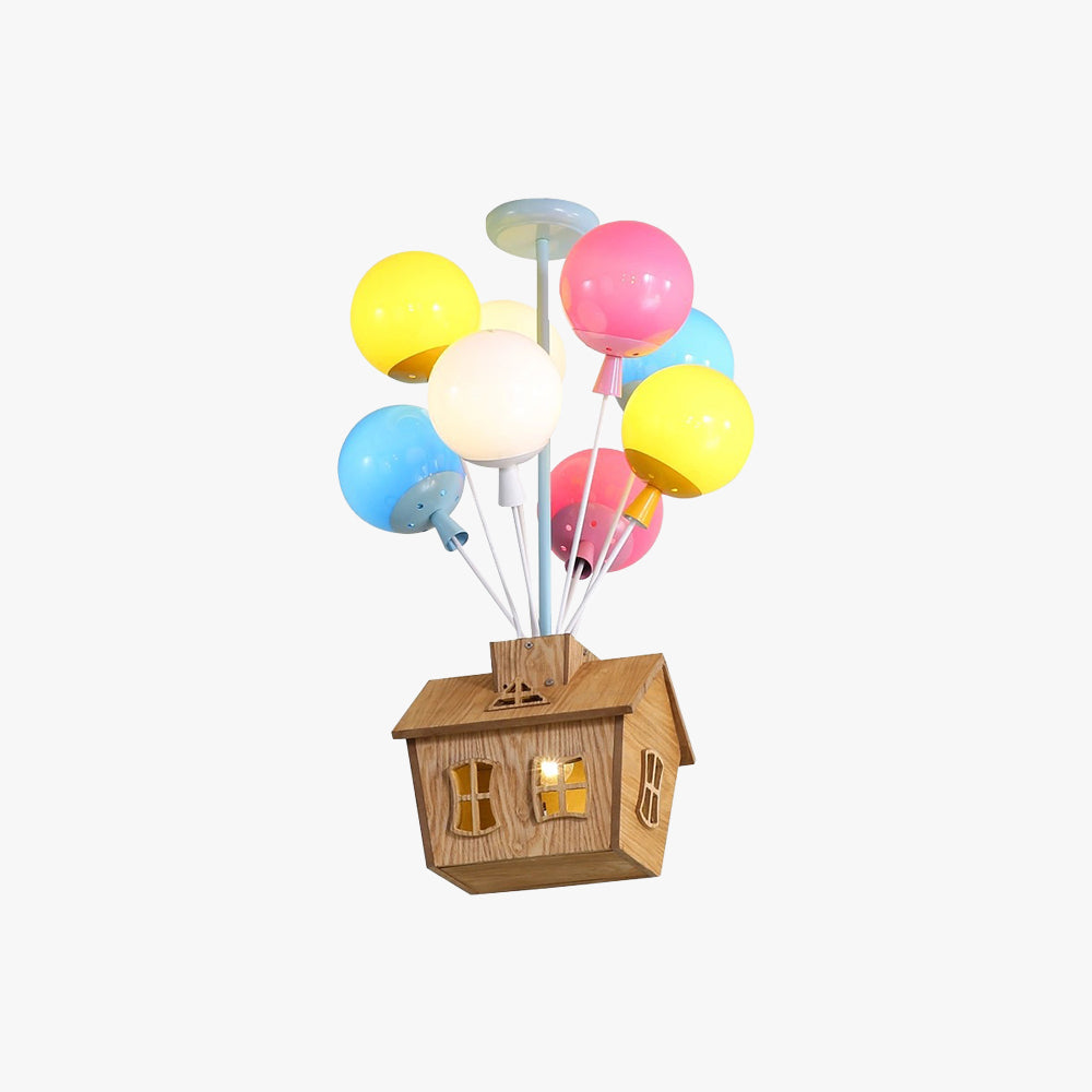 Ceiling Light For Kids Room Flush Mount Aurora Wood And Metal