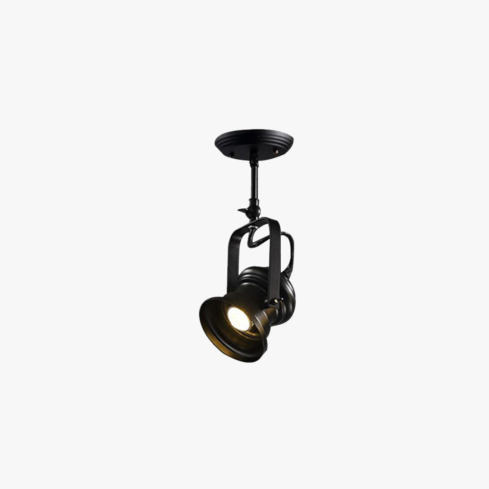 Semi Flush Mount Rotating Industrial Ceiling Light