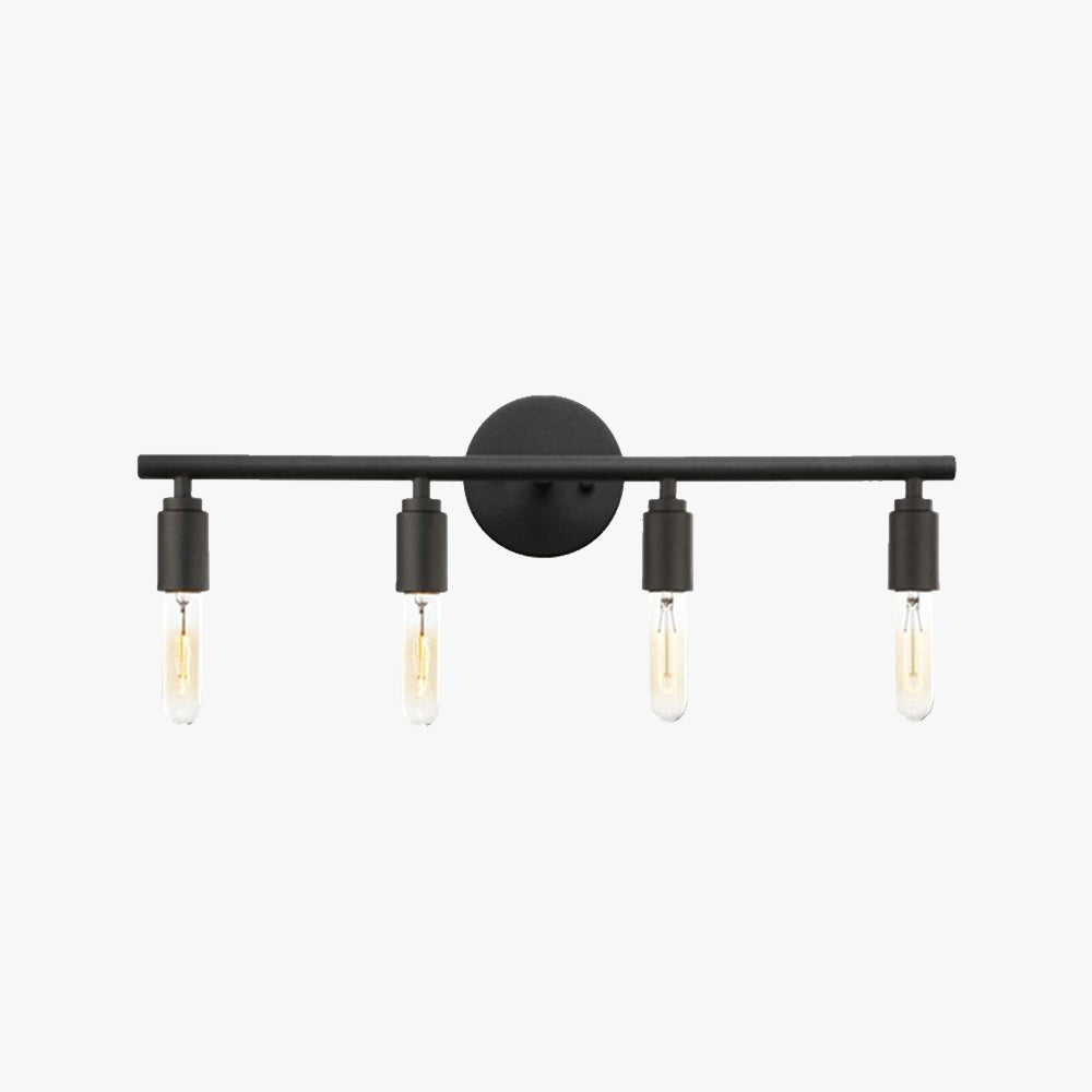 Bathroom Dimmable IP44 Black Modern Glass Wall Light