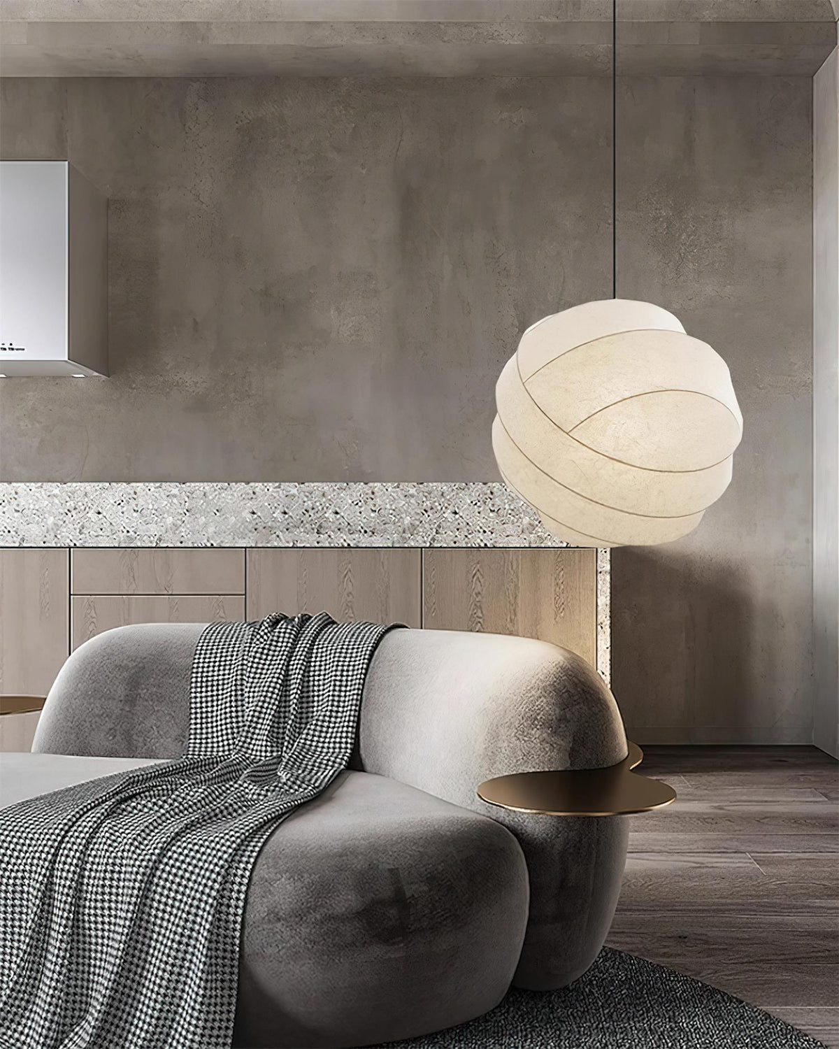 Lamp With Soft Ambient Glow Bubble Ball Pendant