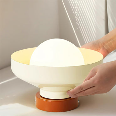 Glass Shade Damp Rated Blue Metal Flush Mount Ceiling Light