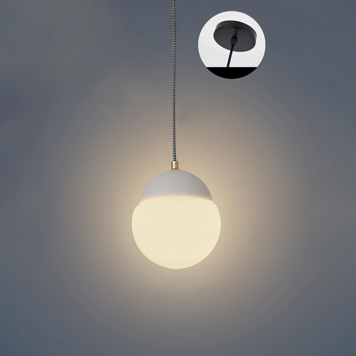 Soft Ambient Glow Elegant Glass Pendant Light