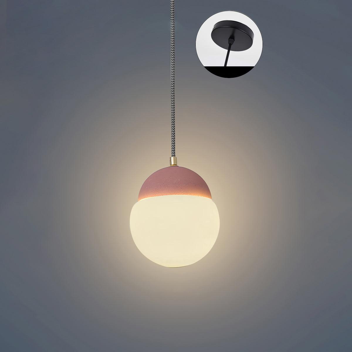 Soft Ambient Glow Elegant Glass Pendant Light
