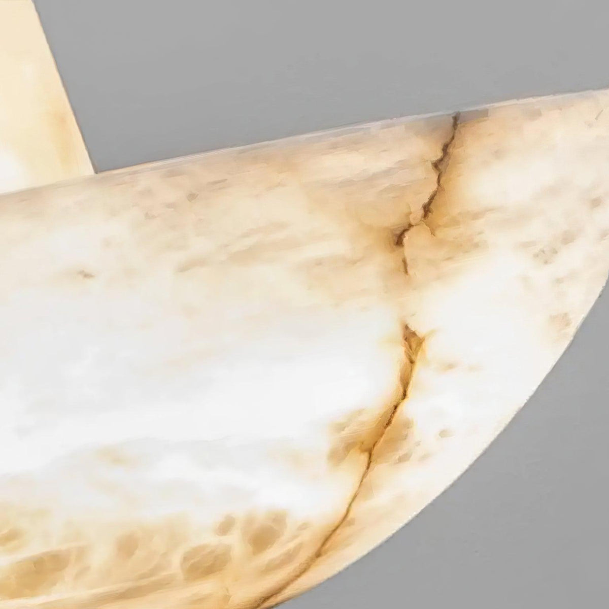 Adjustable Temp Integrated LED Alabaster Pendant Light