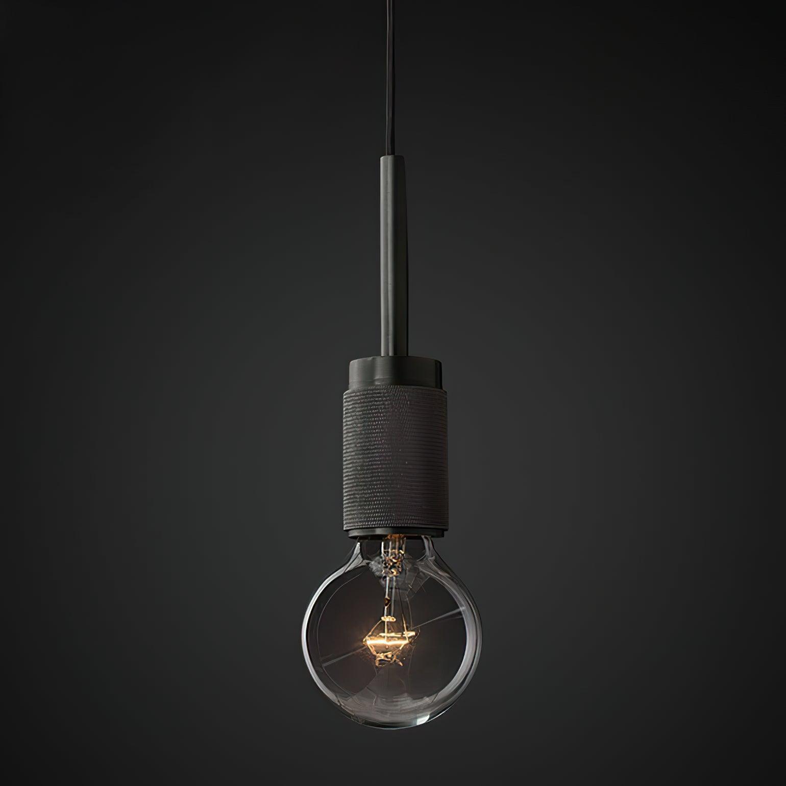 Glass Shade Brass Pendant Light For Kitchen Or Dining