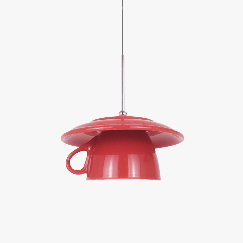Pendant Light With Soft Ambient Lighting Ceramic Cup