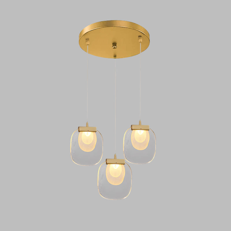 Staircase Ambience Enhanced For Glass Pendant Light