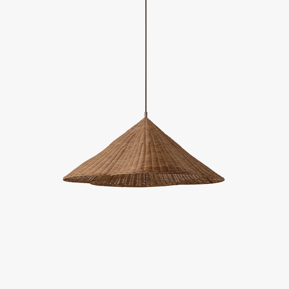 Cozy Living Rooms Vintage Rattan Pendant Light