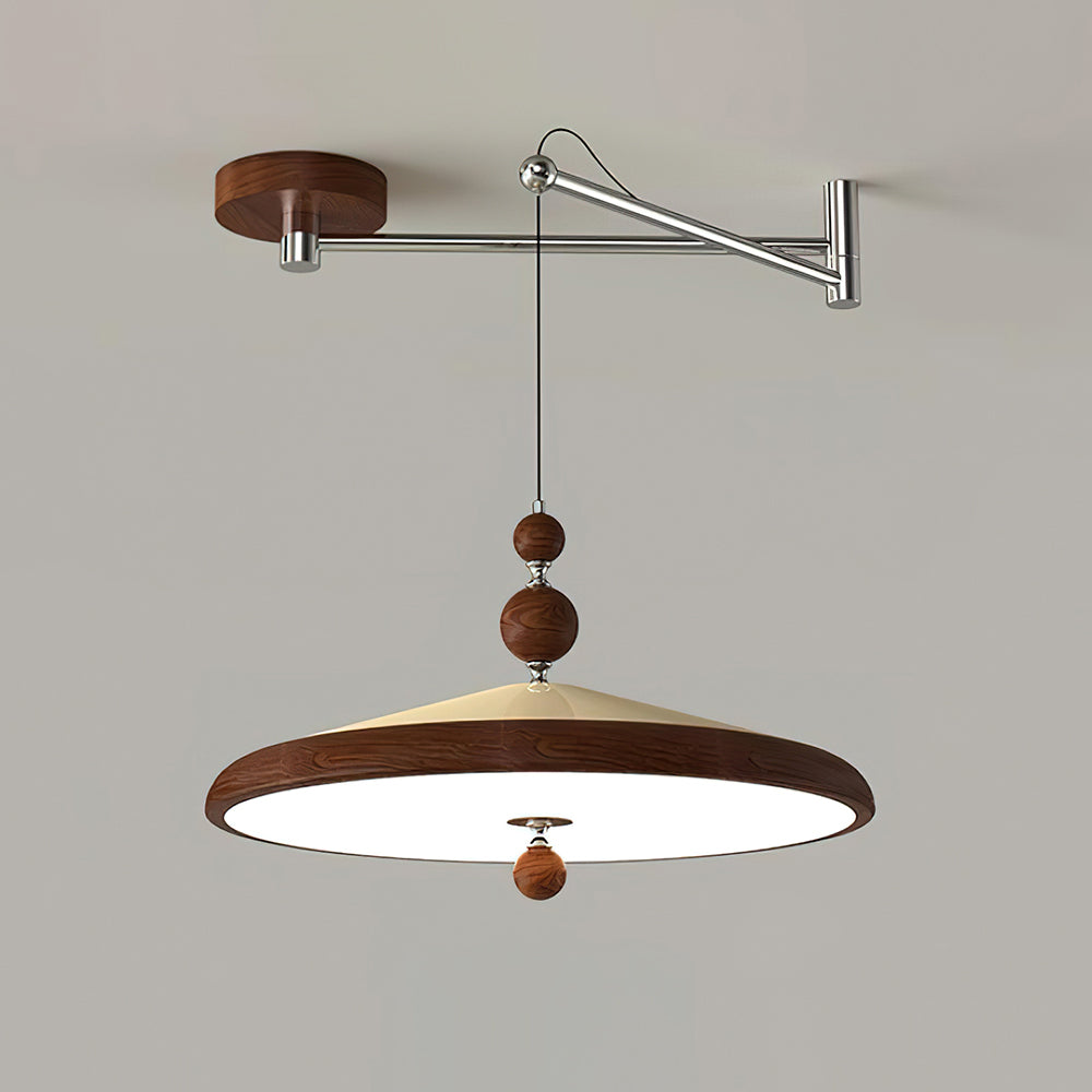 Integrated LED Focus Pendant Light With Adjustable Arm