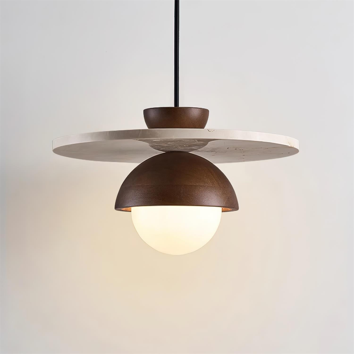 Elegant Illumination Glass Globe Pendant Lamp