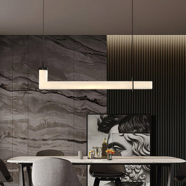 Adjustable Color Temperature Alabaster Pendant Light