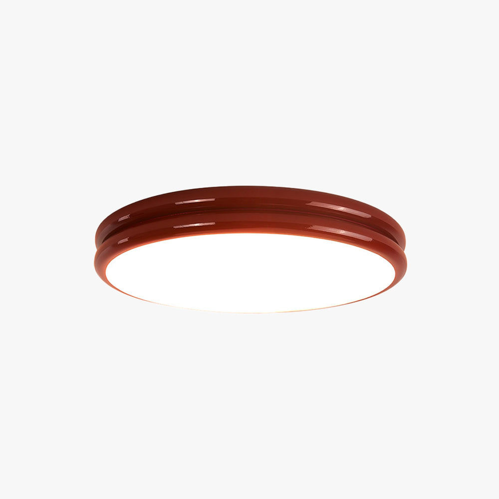 Ceiling Light Flush Mount Double Layer Minimalist With Finish Colourful