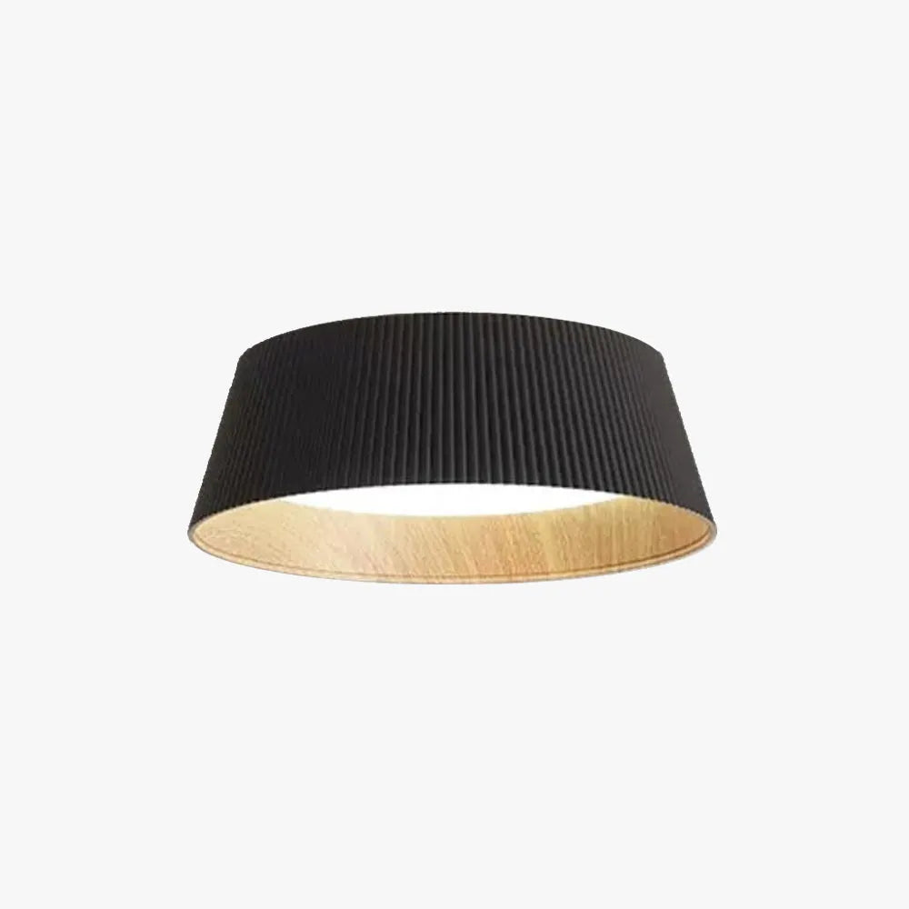 Clean Monochrome Look Drum Pendant Light