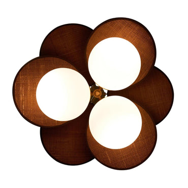 Pendant Light For Warm Ambience Natural Wood Petal