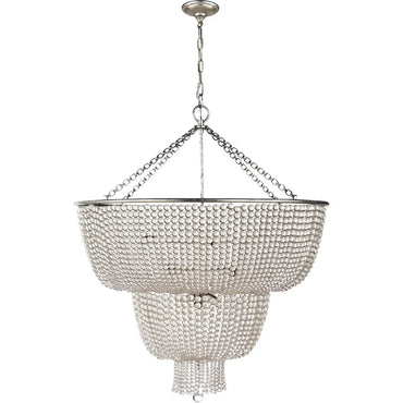 Crystal Accents Vintage Pendant Light With LED