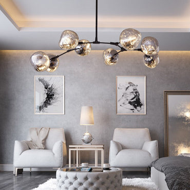 Ambience Elevates Triple Globe Lava Pendant Light
