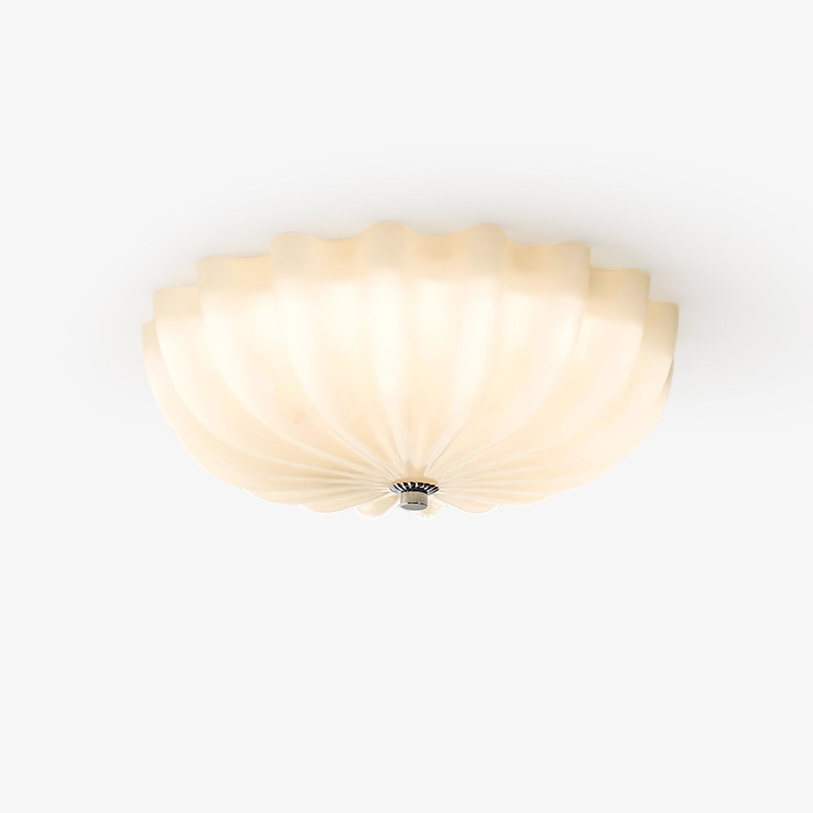 Ceiling Light Flush Blown Glass Murano Style