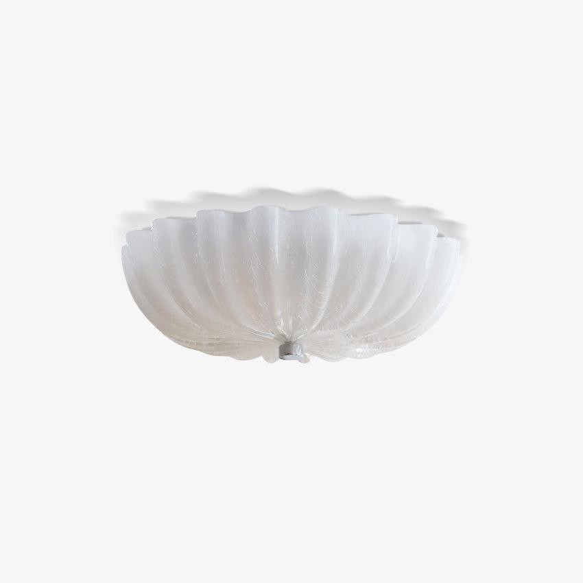 Ceiling Light Flush Blown Glass Murano Style