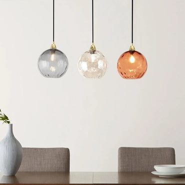 Water Ripple Effect Glass Pendant Light