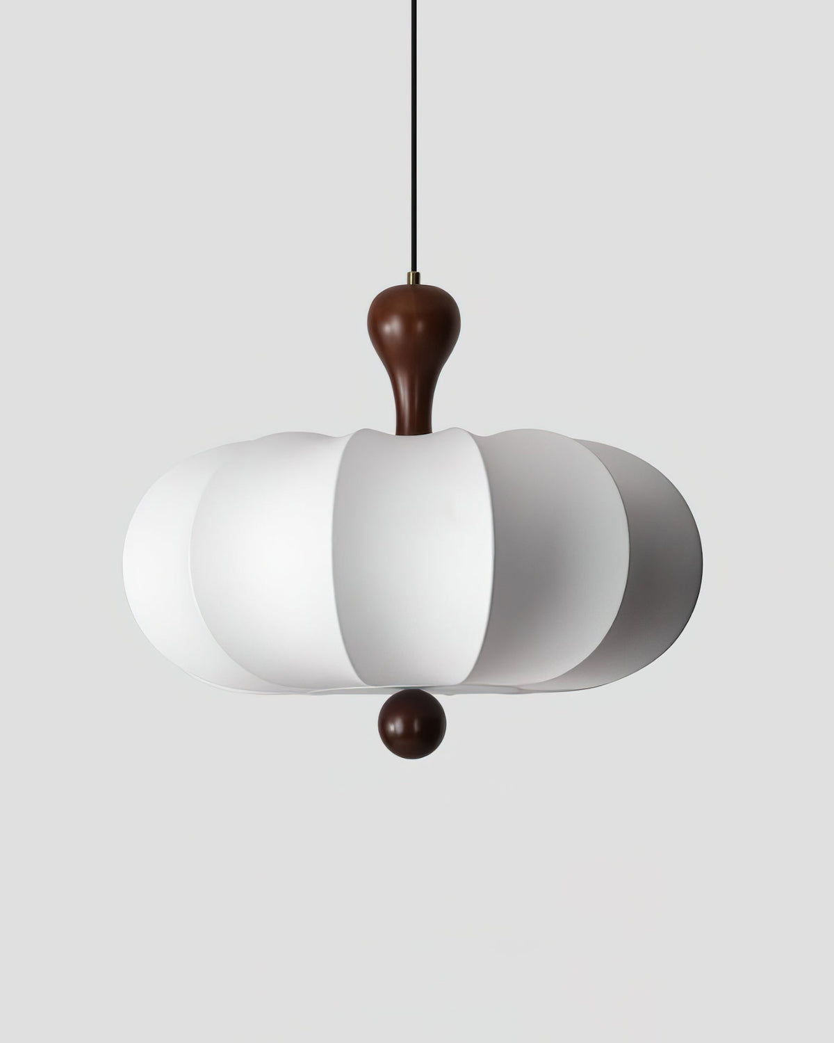 Lamp With Fabric Shade White Pendant