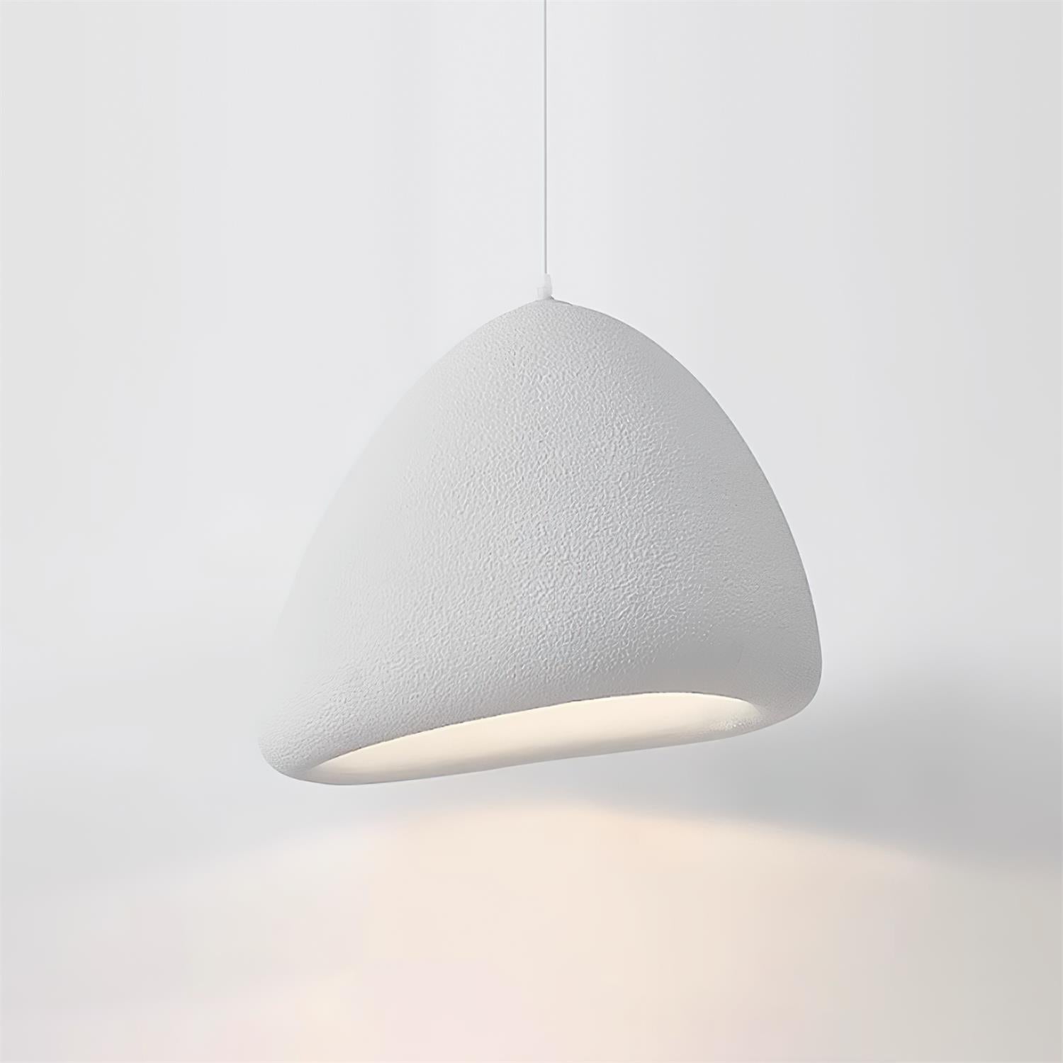 Dimmer Compatible Polystyrene Sleek Pendant Light