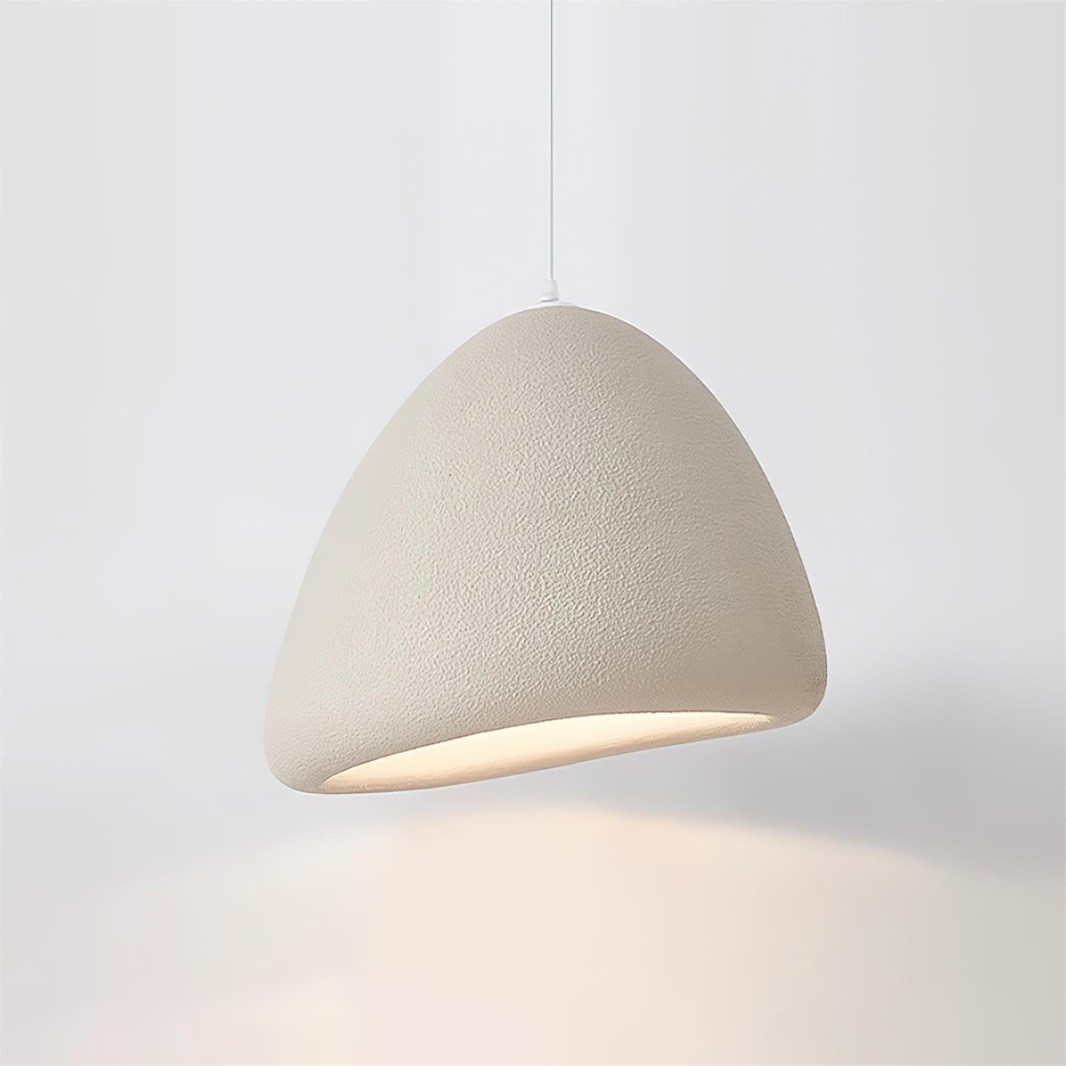 Dimmer Compatible Polystyrene Sleek Pendant Light