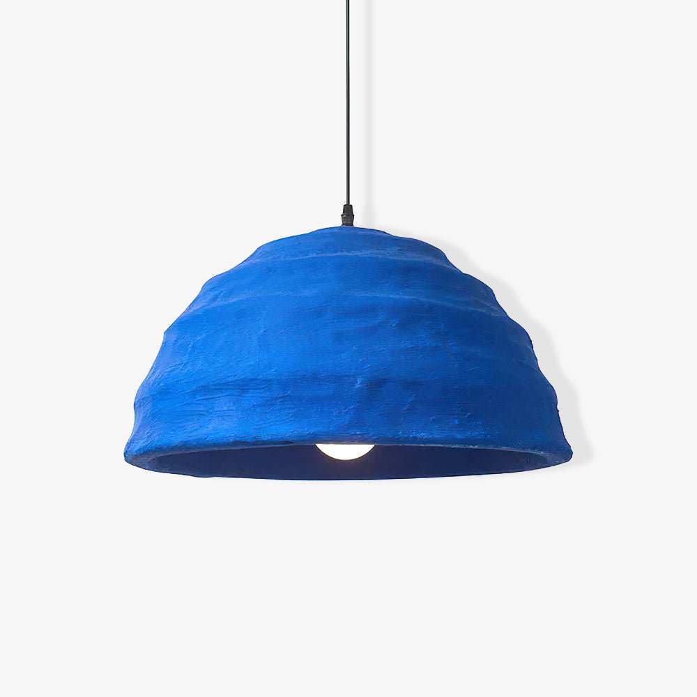 Warm Ambient Glow Resin Pendant Light