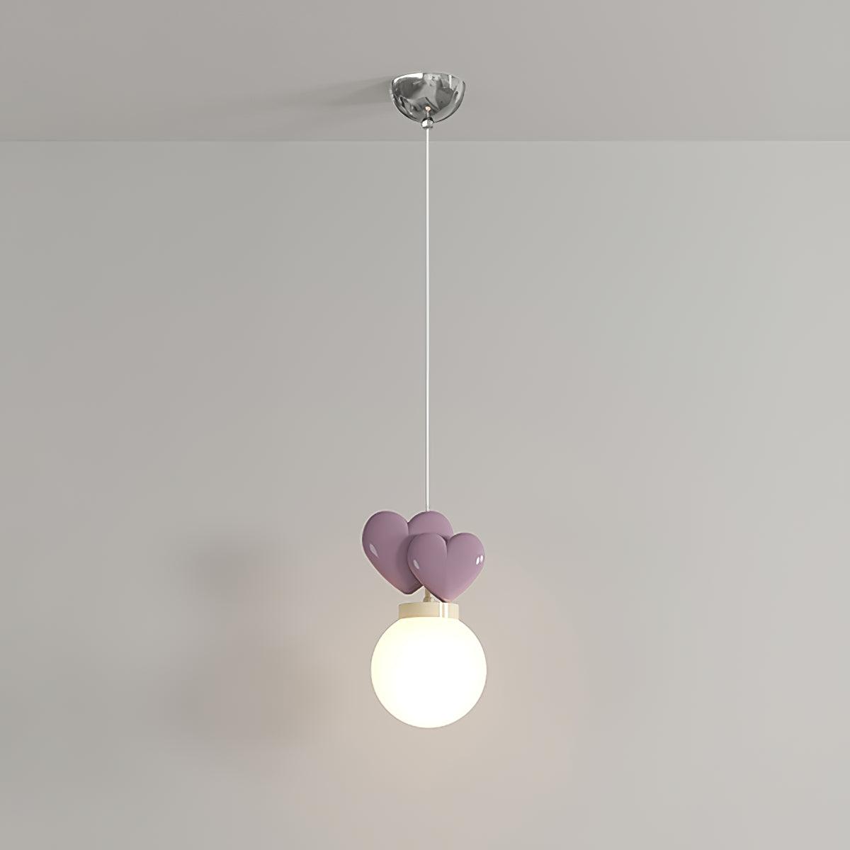 Soft Ambient Glow Milky Resin Pendant Light
