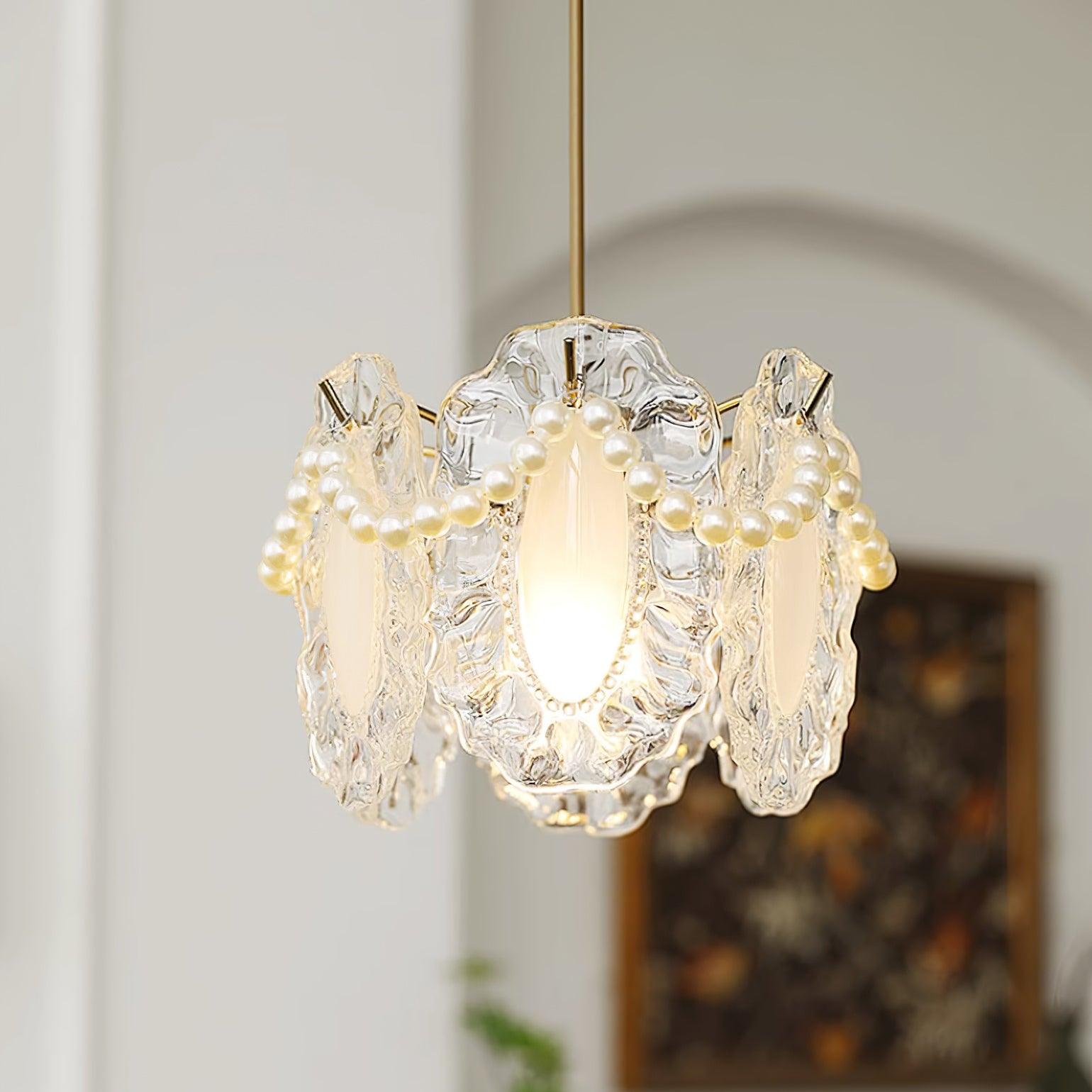 Pendant Light For Ambient Glow Elegant Glass Shade