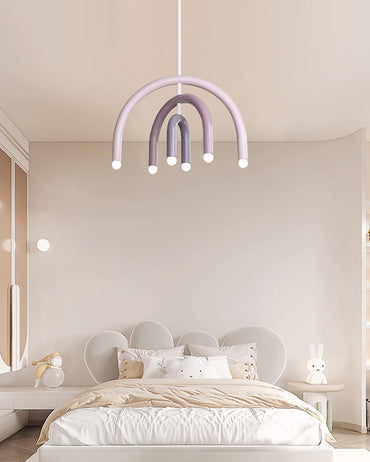 Pendant Light For Living And Dining Dimmable Rainbow Arc