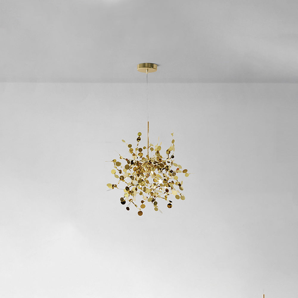 Dimmable Artsy Pendant Light With Stainless Steel Settings