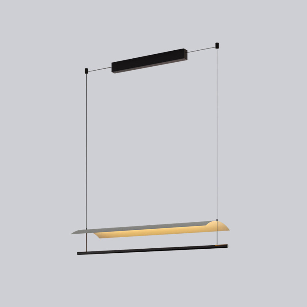 Warm Ambience Metal Pendant Light in Cream Shade