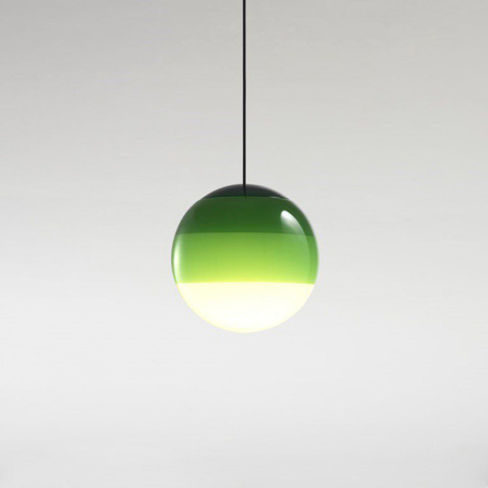 Vibrant Living Rooms Colorful Glass Pendant Light