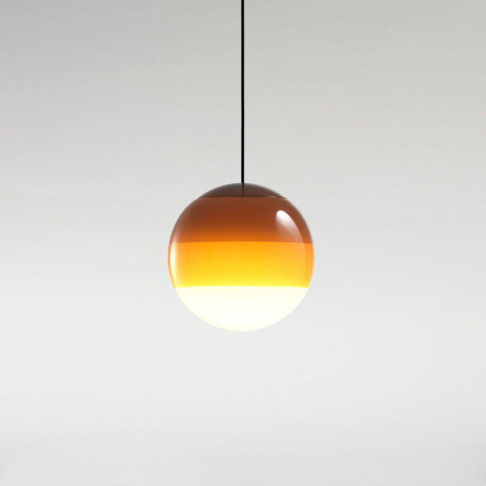 Vibrant Living Rooms Colorful Glass Pendant Light
