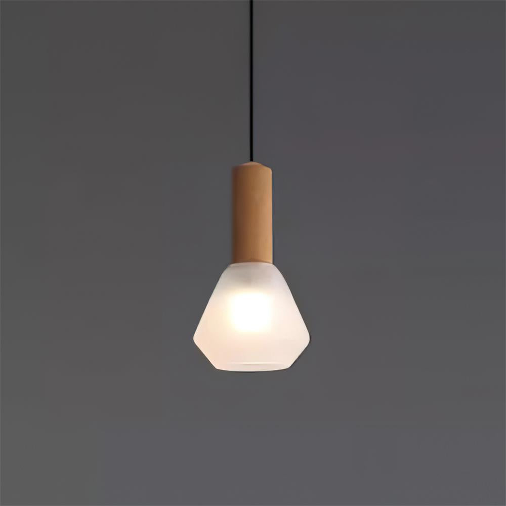 Soft Glow Pendant Light With Frosted Glass