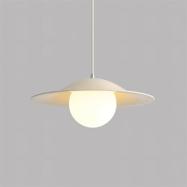 Glass Shade Metal Pendant Light For Warm Ambience
