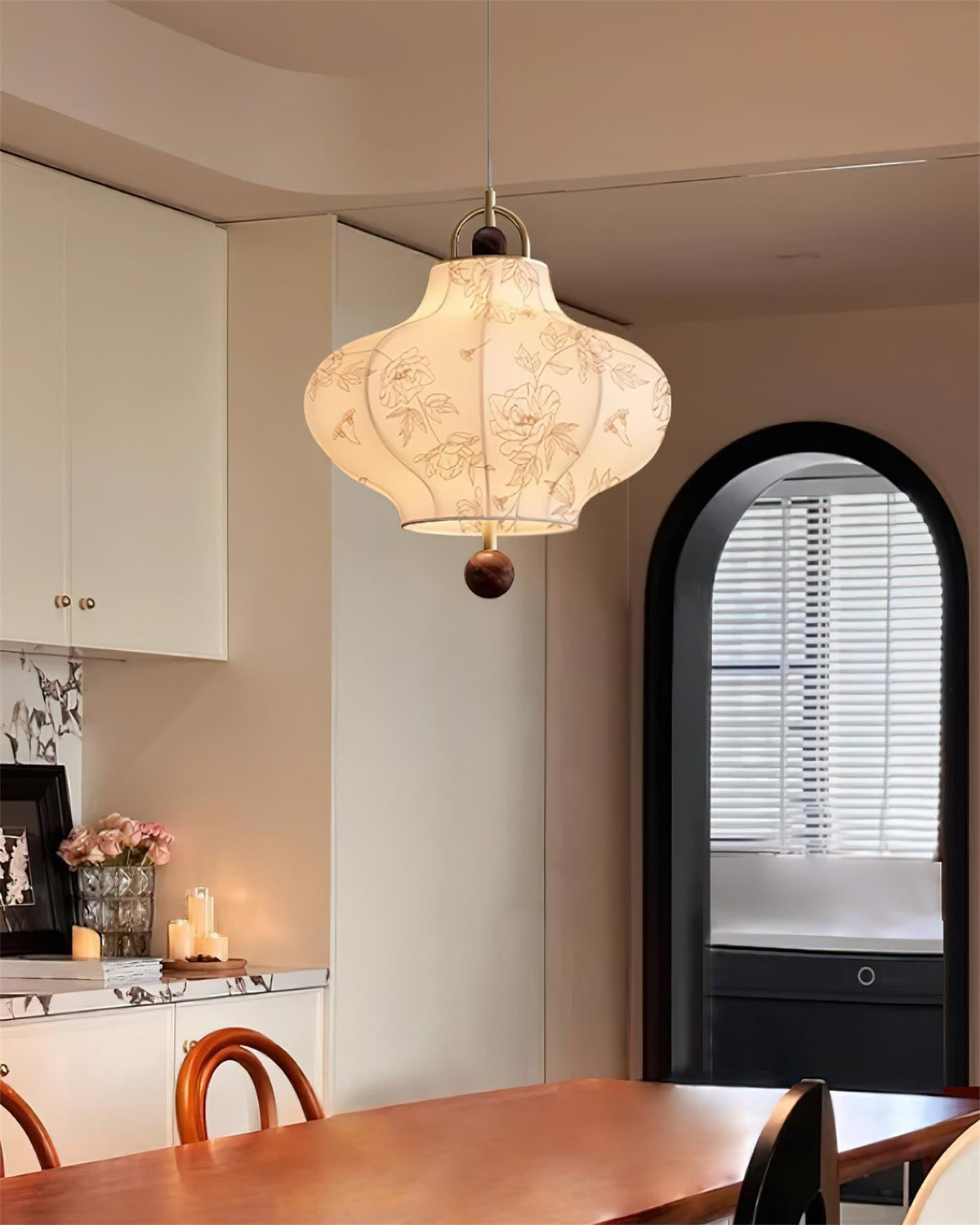 Cozy Ambience Fabric Pendant Light