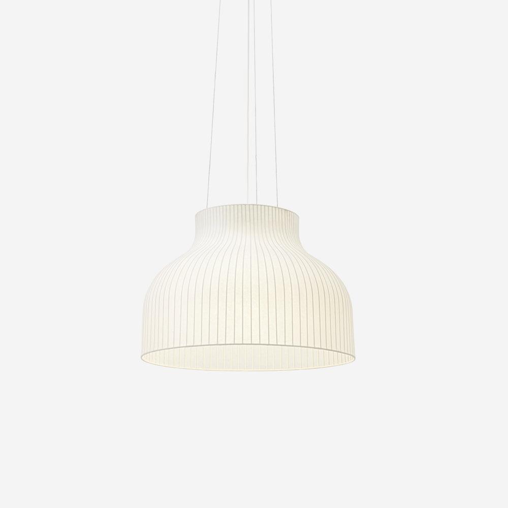 Minimalist Pleated Shade Silk Bell Pendant Light